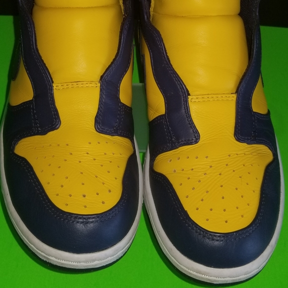 Sacai x Nikelab Dunk Lux "Varsity Maze Navy" aka Michigan - Picture 5 of 13